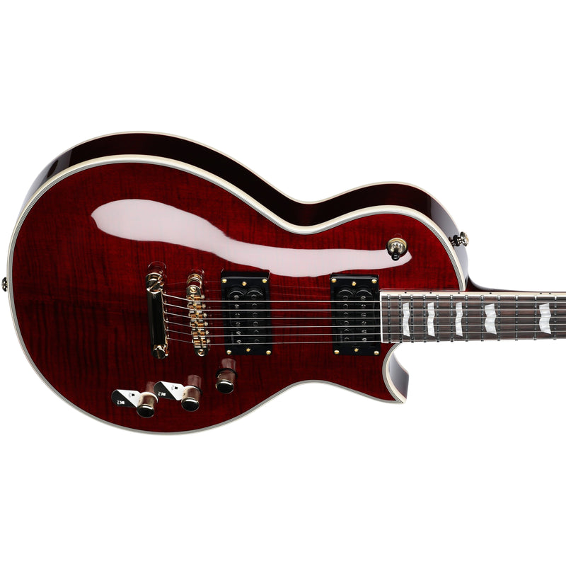 ESP LTD EC-1000T CTM Electric Guitar - See-thru Black Cherry