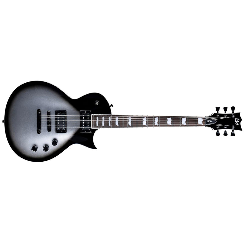 ESP LTD EC-256FM Guitar - Silver Sunburst Teardrop