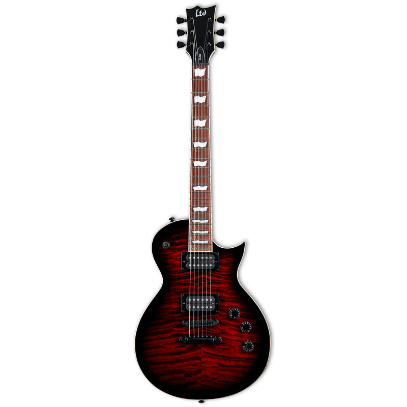 ESP LTD EC-256QM Guitar - Black Cherry Sunburst