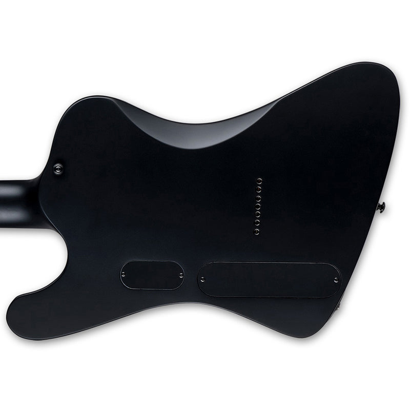 ESP LTD Phoenix-7 Baritone 7-String Guitar w/ Macassar Ebony Fretboard and Fishman Pickup - Black Satin
