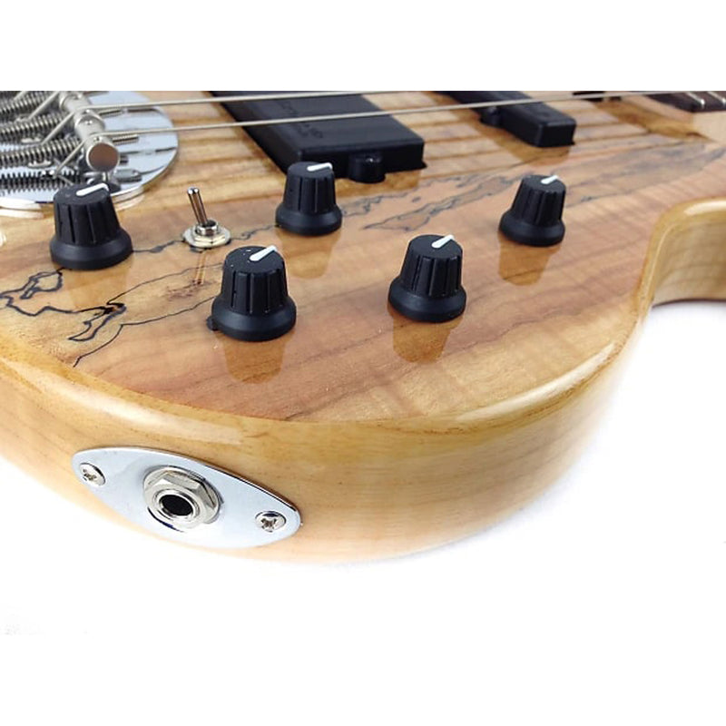 Lakland Skyline 55-02 Deluxe 5-string Bass w/ Spalted Maple Top - Natural