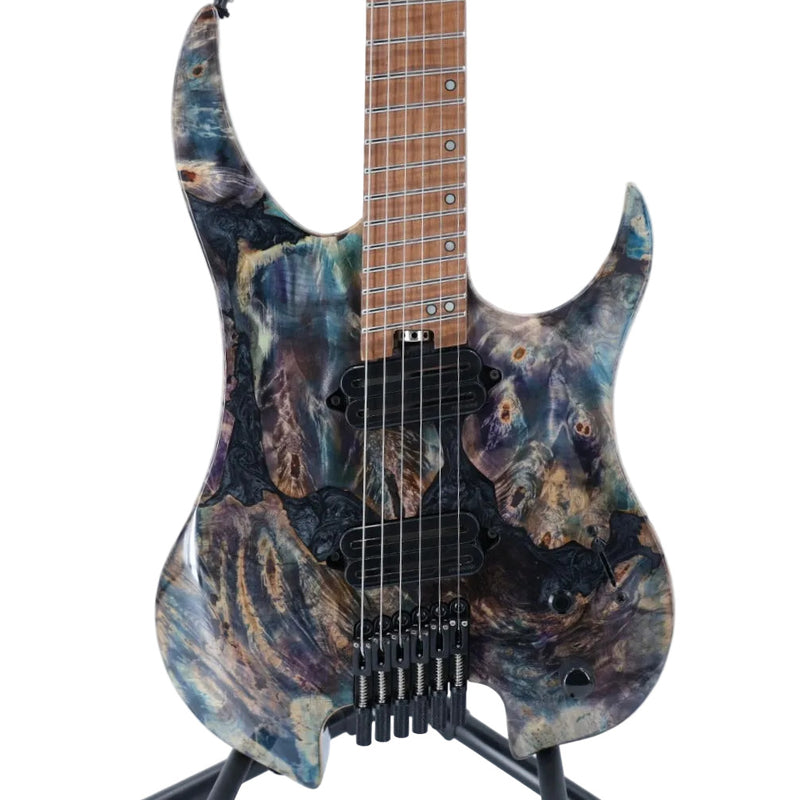 Legator Ghost X6F Headless Multiscale Guitar – Gloss Buckeye Coral