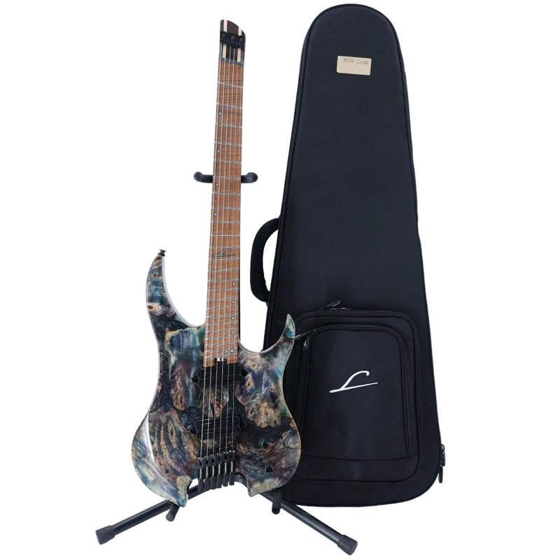 Legator Ghost X6F Headless Multiscale Guitar – Gloss Buckeye Coral