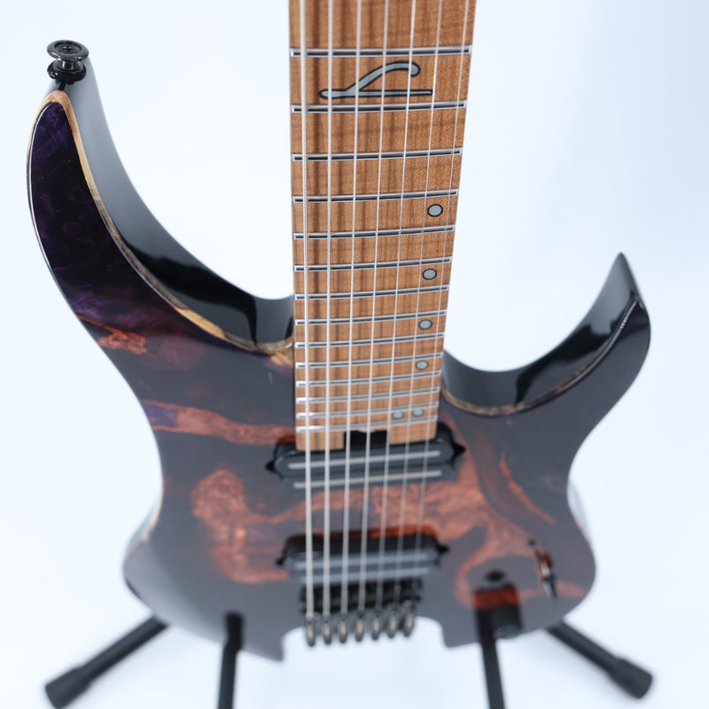 Legator Ghost X7F 7-String Guitar - Gloss Buckeye Magma