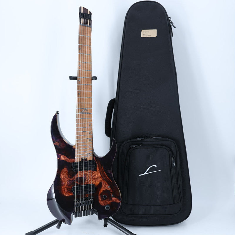 Legator Ghost X7F 7-String Guitar - Gloss Buckeye Magma