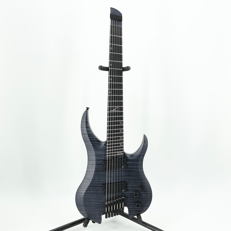Legator Ghost G7FSS 7-String Headless Multiscale Guitar - Satin FM Black