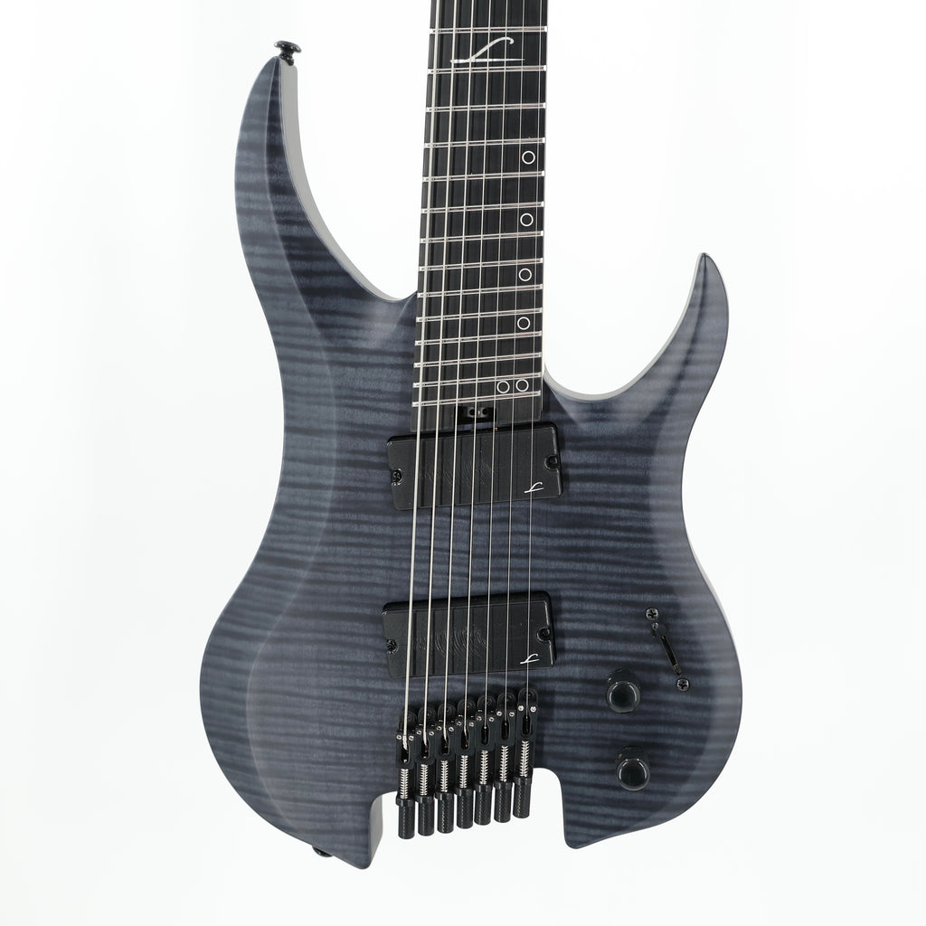 Legator Ghost G7FSS 7-String Headless Multiscale Guitar - Satin FM Black
