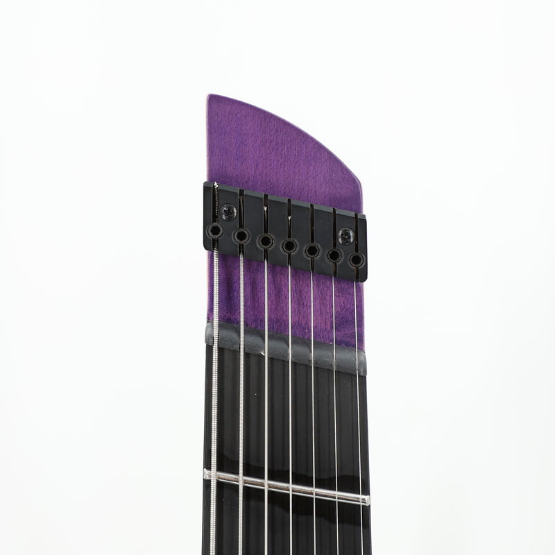 Legator Ghost G7FSS 7-String Headless Multiscale Guitar - Satin FM Purple