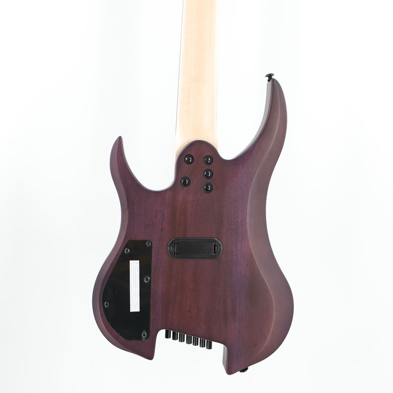 Legator Ghost G7FSS 7-String Headless Multiscale Guitar - Satin FM Purple