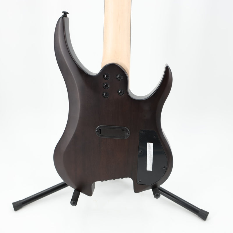 Legator Ghost G7FSSL Left-Handed 7-String Headless Multiscale Guitar - Satin FM Black