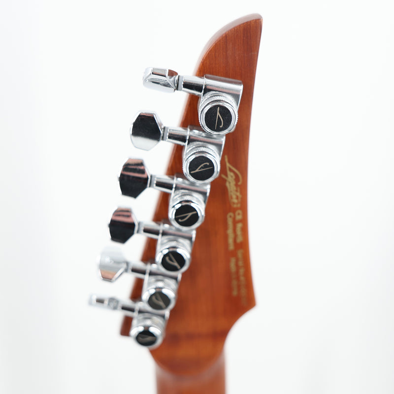 Legator Ninja N6FOD Multiscale Guitar w/ Gig Bag - Gloss Buckeye Arctic Blue