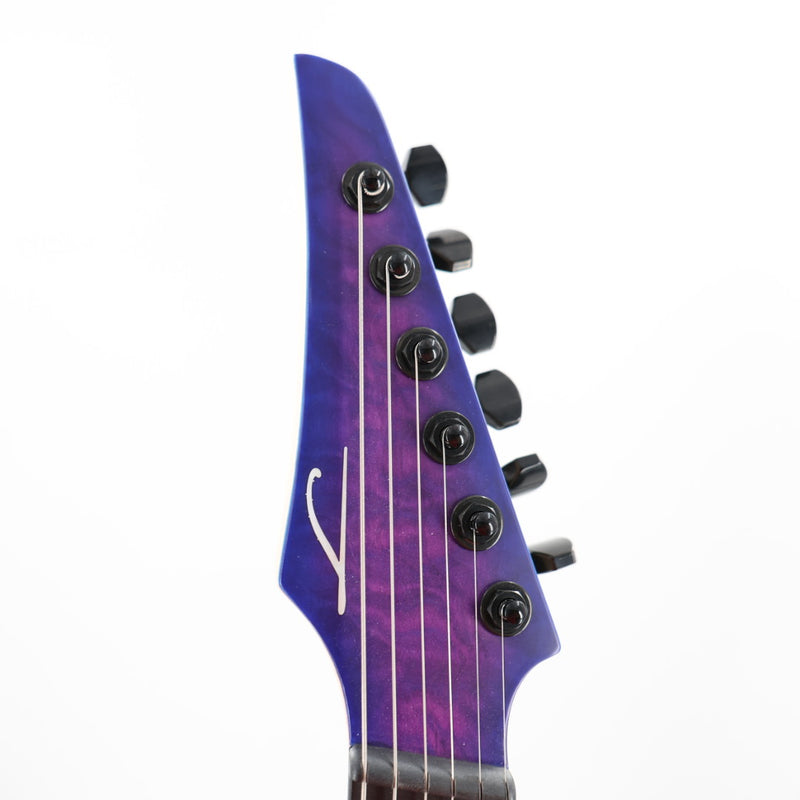 Legator Ninja N6FSS 6-String Multiscale Guitar - Satin Hypernova Blue QM