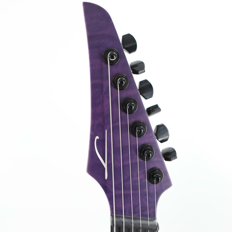 Legator Ninja N6FSS 6-String Multiscale Guitar - Satin Purple QM