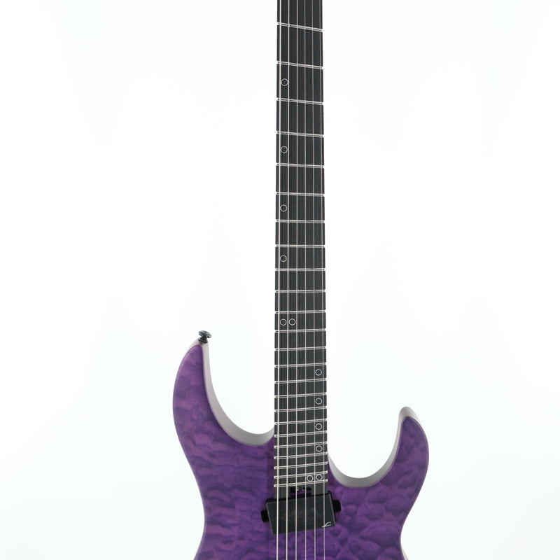 Legator Ninja N6FSS 6-String Multiscale Guitar - Satin Purple QM