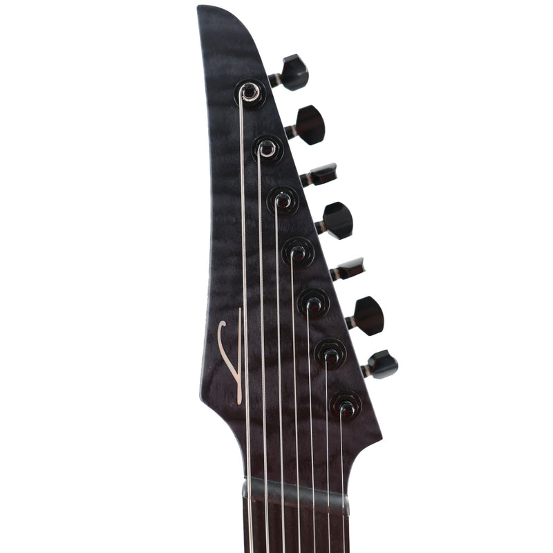 Legator Ninja N7FSS 7- String Multiscale Guitar - Satin Black QM