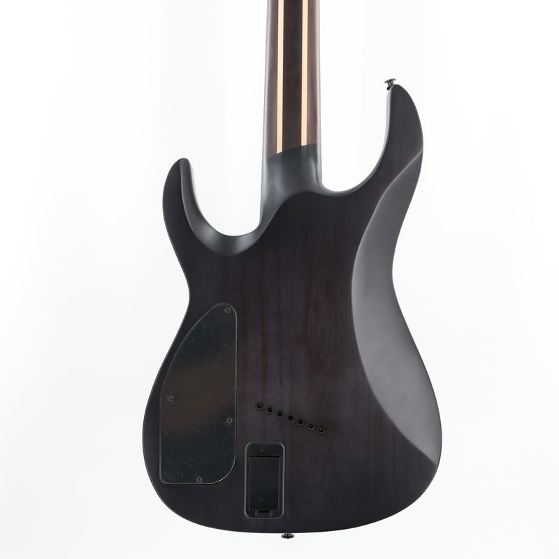 Legator Ninja N7FX Multiscale 7-String Guitar w/ Fishman Pickups and Gig Bag - Black Widow