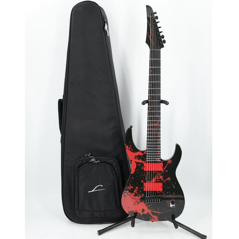 Legator N7 Slaughter Series 7-String Guitar w/ Fishman Pickups and Gig Bag - Demolisher Black