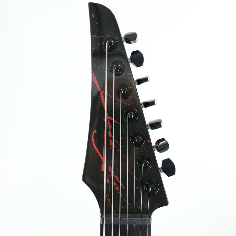 Legator N7 Slaughter Series 7-String Guitar w/ Fishman Pickups and Gig Bag - Demolisher Black