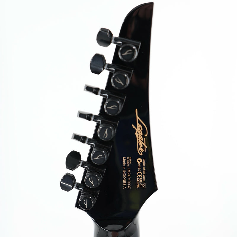 Legator N7 Slaughter Series 7-String Guitar w/ Fishman Pickups and Gig Bag - Demolisher Black