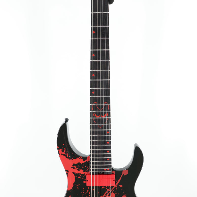 Legator N7 Slaughter Series 7-String Guitar w/ Fishman Pickups and Gig Bag - Demolisher Black
