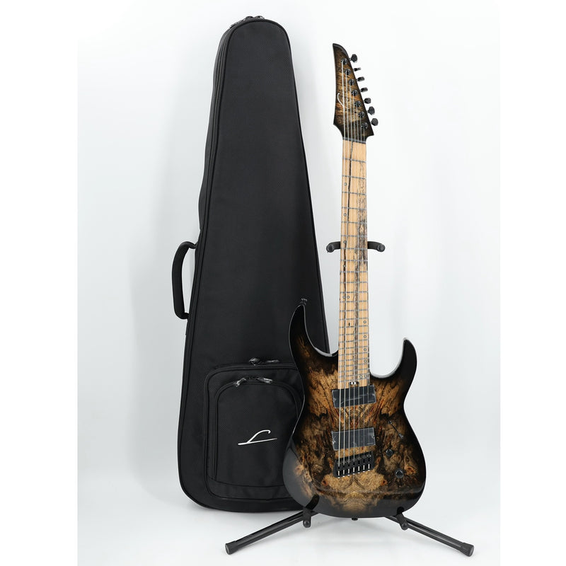 Legator Ninja N7FOD 7-String Multiscale Guitar w/ Fishman Pickups - Gloss Buckeye Jupiter Burst