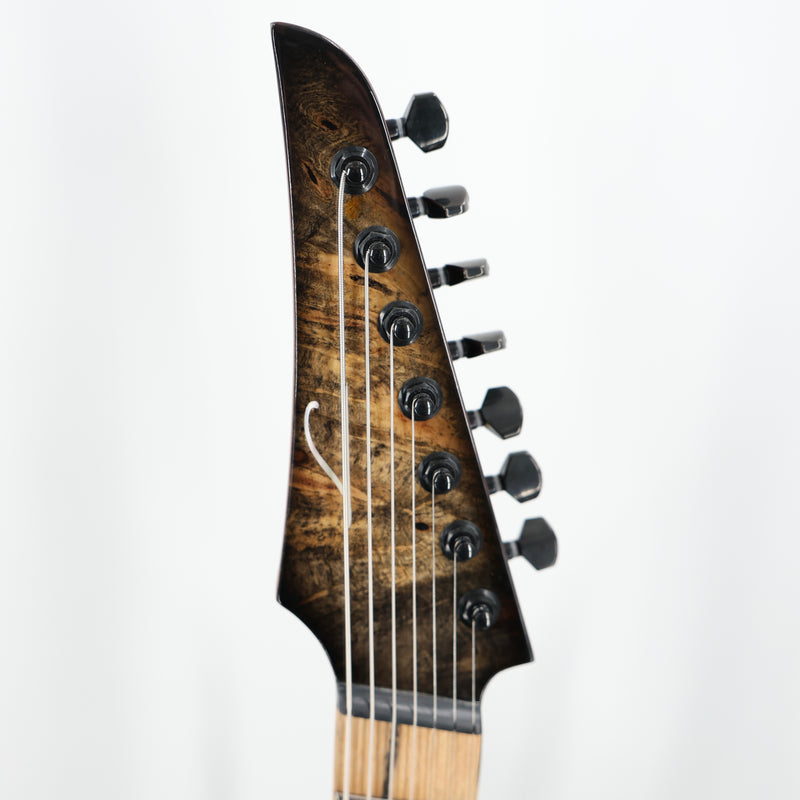 Legator Ninja N7FOD 7-String Multiscale Guitar w/ Fishman Pickups - Gloss Buckeye Jupiter Burst