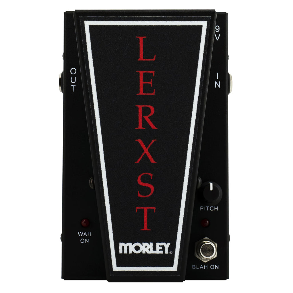 Lerxst Blah Blah Alex Lifeson Signature Wah Pedal by Morley w/ Hand-Signed Backstage Laminate