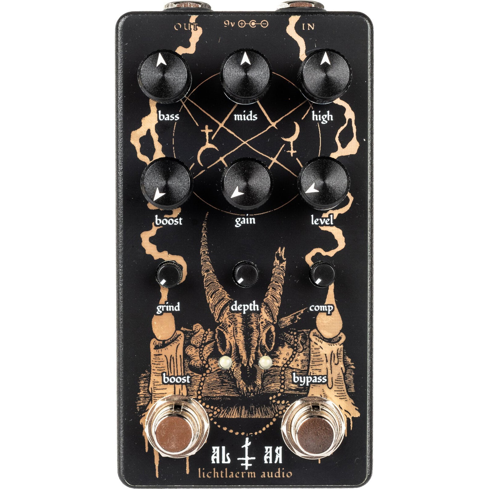 Lichtlaerm Audio Altar Fuzz / Distortion Pedal – Motor City Guitar