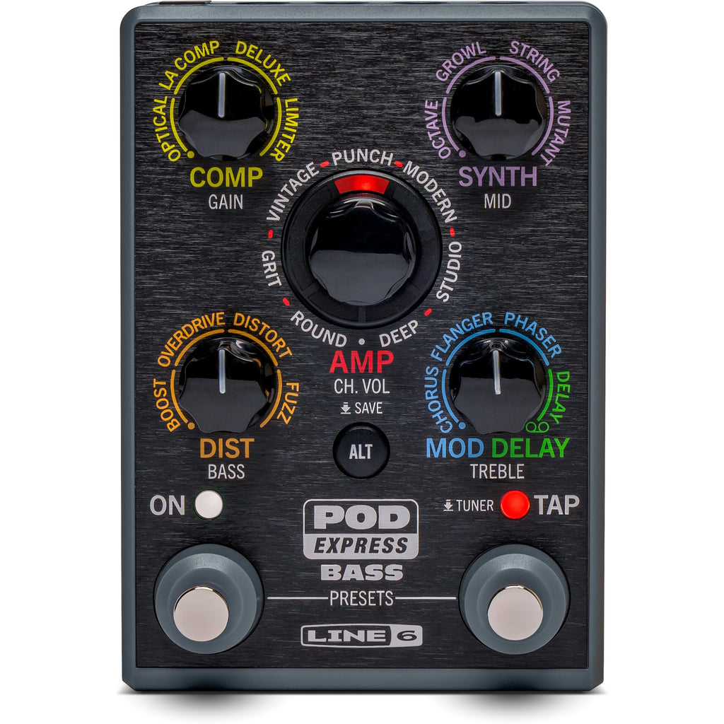 Line 6 POD Express Bass Multi-FX and Amp Modeling Pedal