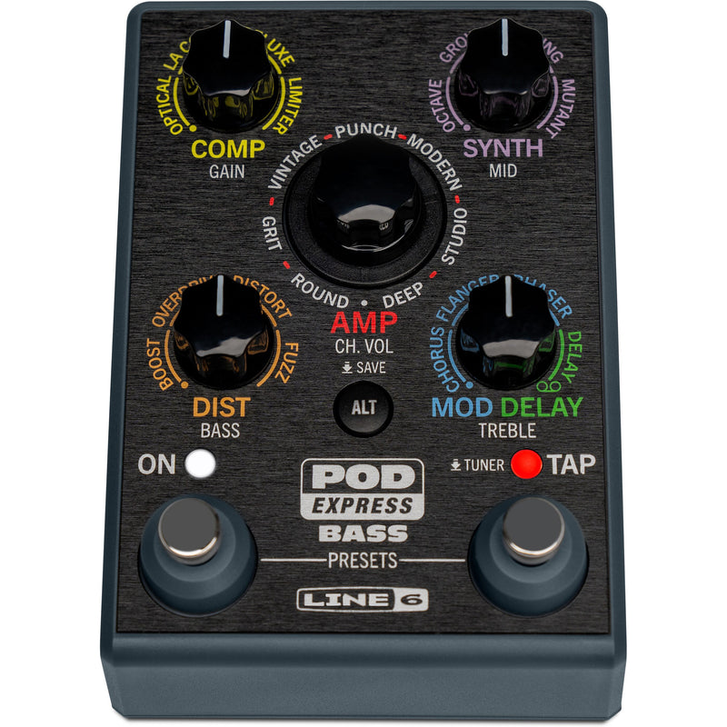Line 6 POD Express Bass Multi-FX and Amp Modeling Pedal