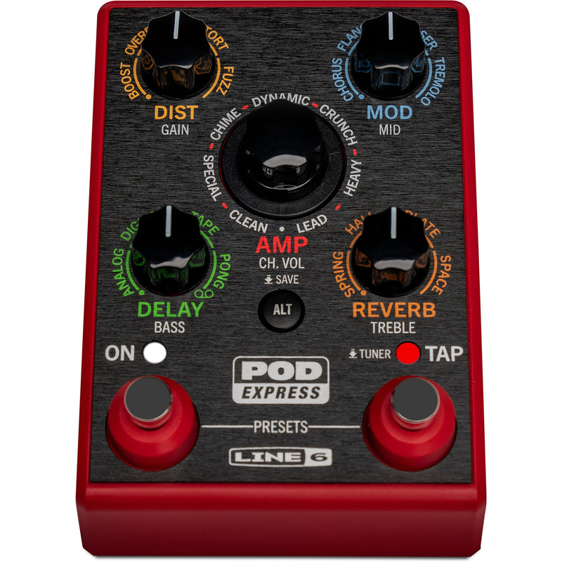 Line 6 POD Express Guitar Portable Multi-FX and Amp Modeling Pedal