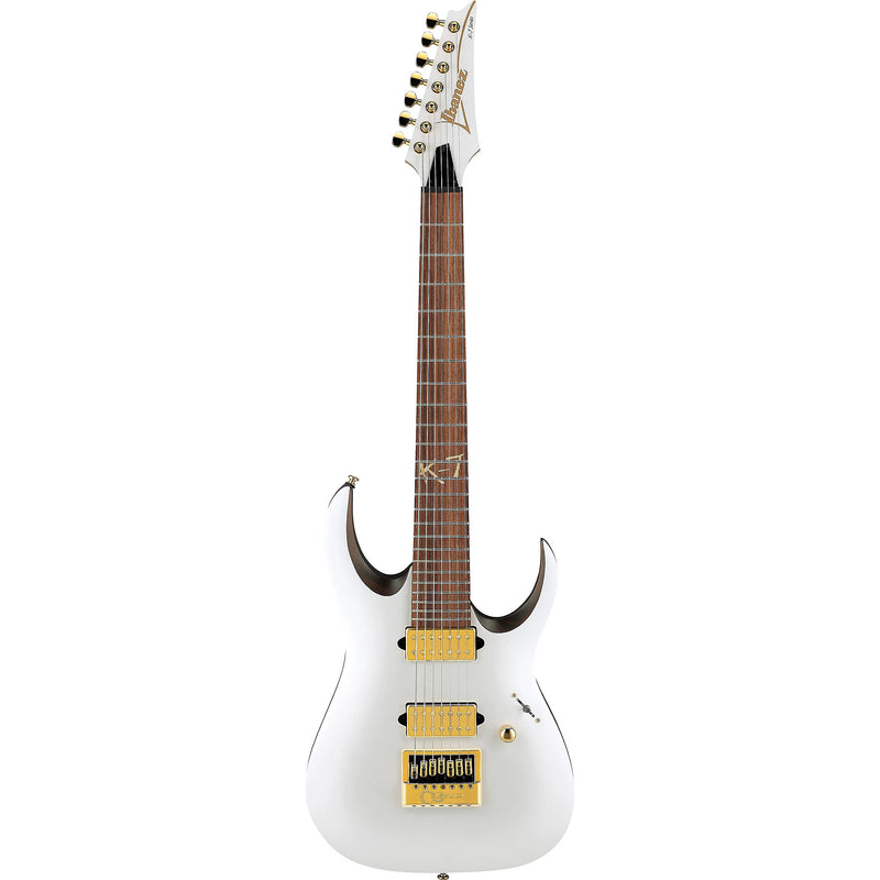 Ibanez K7YANG Brian "Head" Welch Korn Signature 7-string Guitar - Matte White