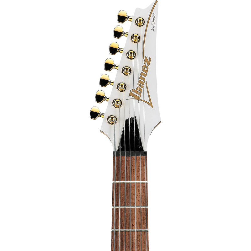 Ibanez K7YANG Brian "Head" Welch Korn Signature 7-string Guitar - Matte White