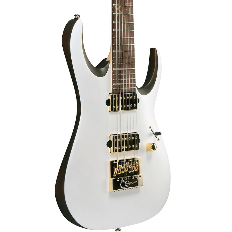 Ibanez K7YANG Brian "Head" Welch Korn Signature 7-string Guitar - Matte White