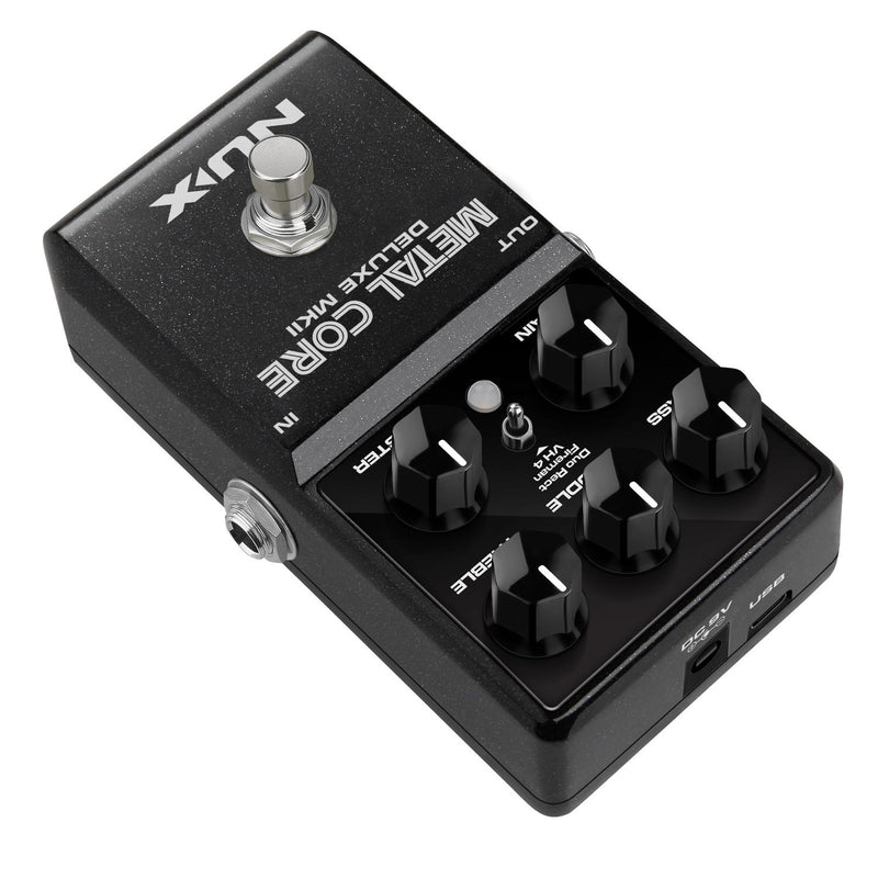 NUX Metal Core Deluxe mkII Hi Gain Multiple Distortion & Amp Modeler Pedal