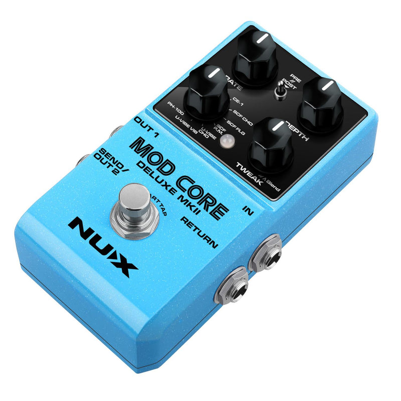 NUX Mod Core Deluxe mkII Multi-Modulation Pedal w/ Smart Tap Tempo