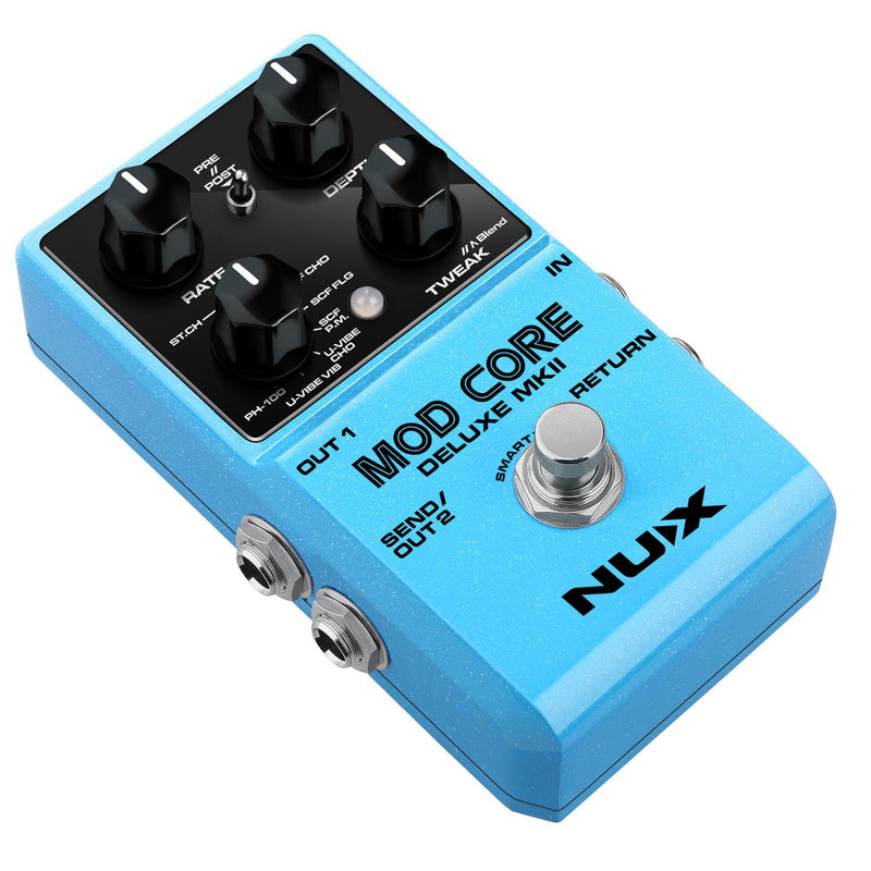 NUX Mod Core Deluxe mkII Multi-Modulation Pedal w/ Smart Tap Tempo