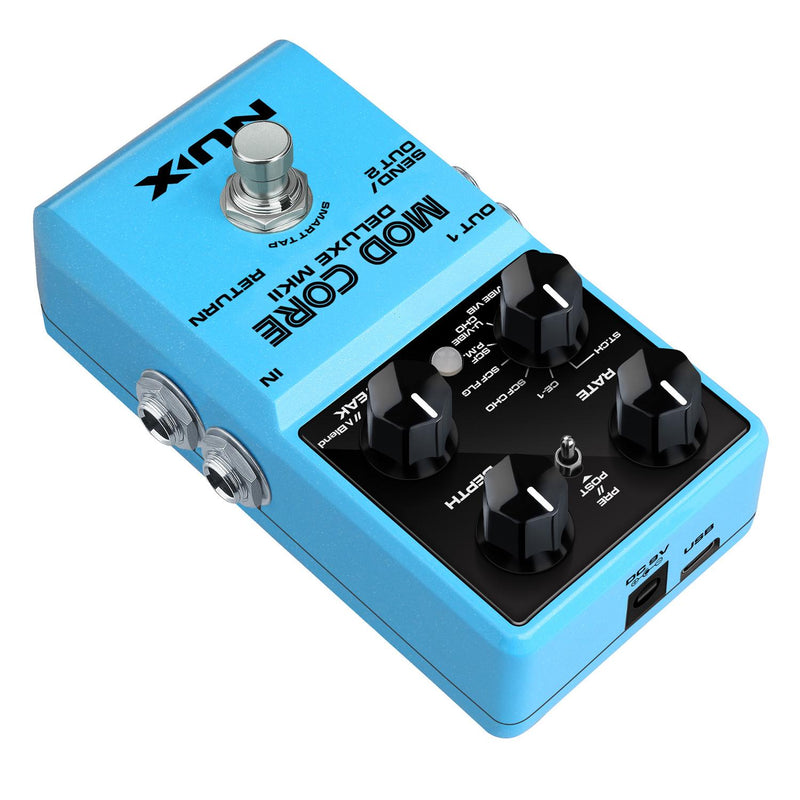 NUX Mod Core Deluxe mkII Multi-Modulation Pedal w/ Smart Tap Tempo