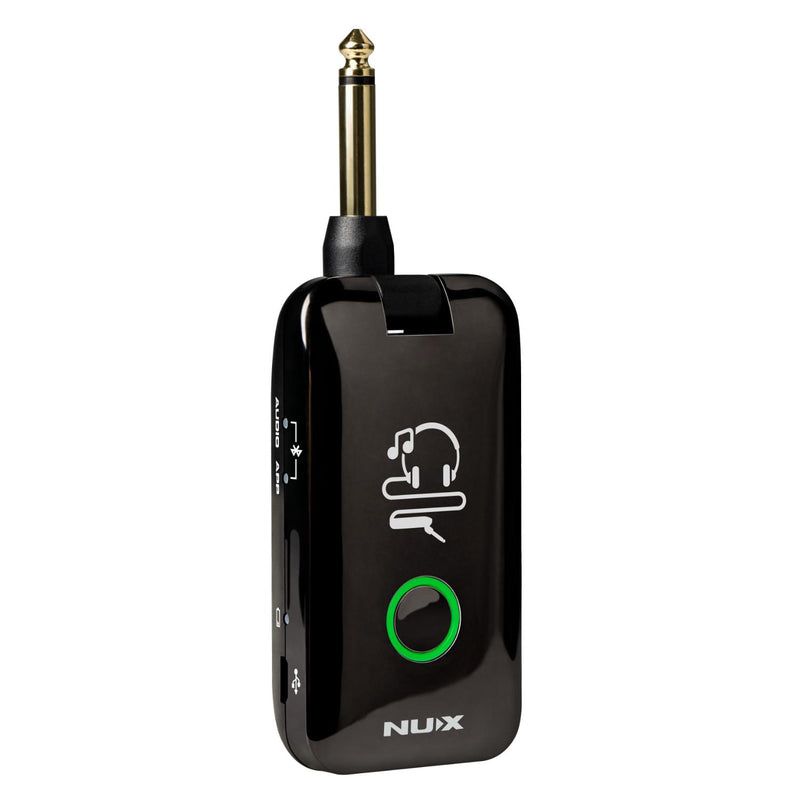 NUX MP-2 Mighty Plug Guitar and Bass Modeling Headphone Amplug w/ Bluetooth