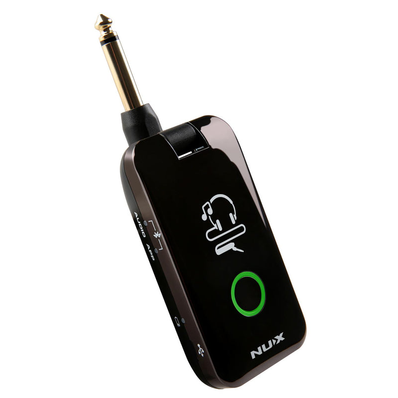 NUX MP-2 Mighty Plug Guitar and Bass Modeling Headphone Amplug w/ Bluetooth