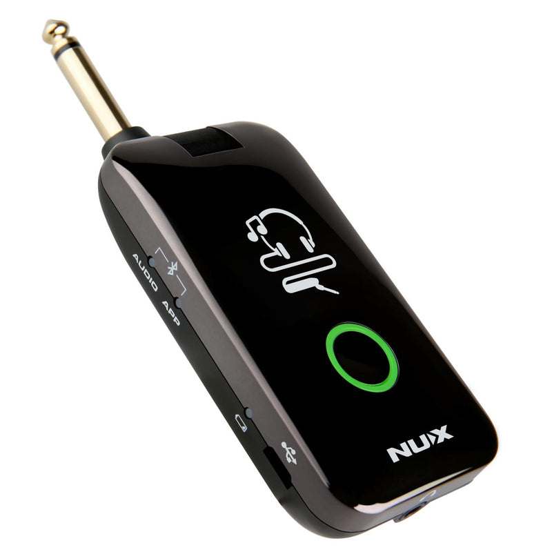 NUX MP-2 Mighty Plug Guitar and Bass Modeling Headphone Amplug w/ Bluetooth