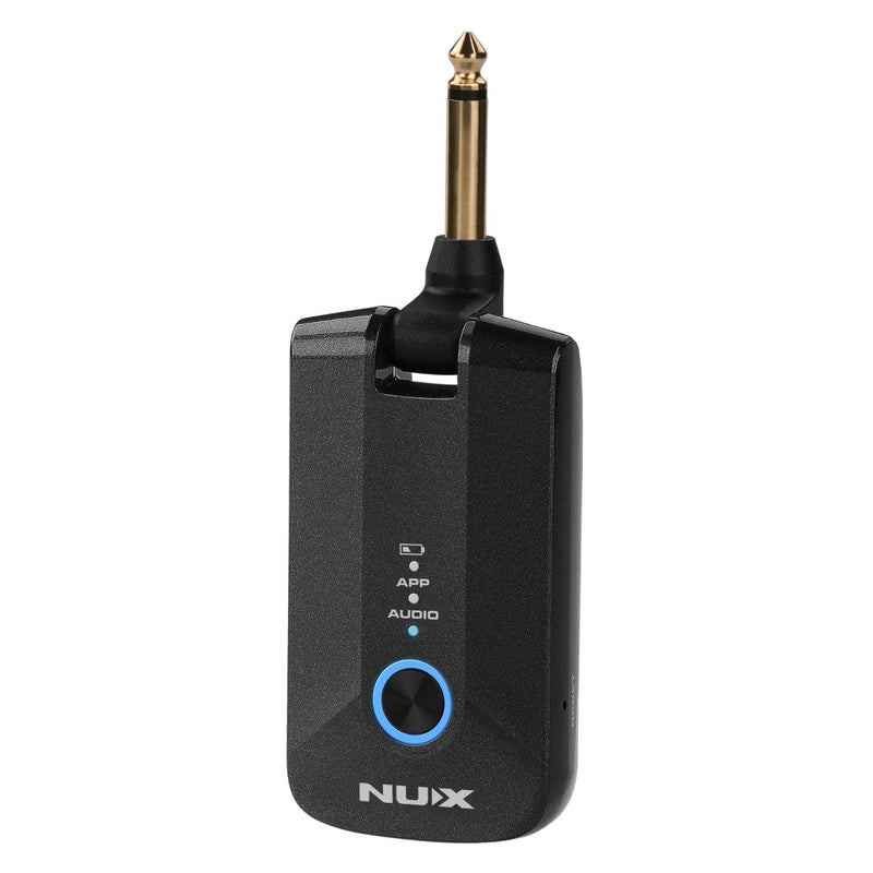NUX MP-3 Mighty Plug Pro Guitar and Bass Modeling Headphone Amp w/ Bluetooth