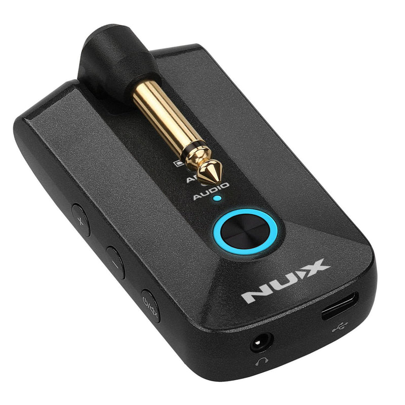 NUX MP-3 Mighty Plug Pro Guitar and Bass Modeling Headphone Amp w/ Bluetooth