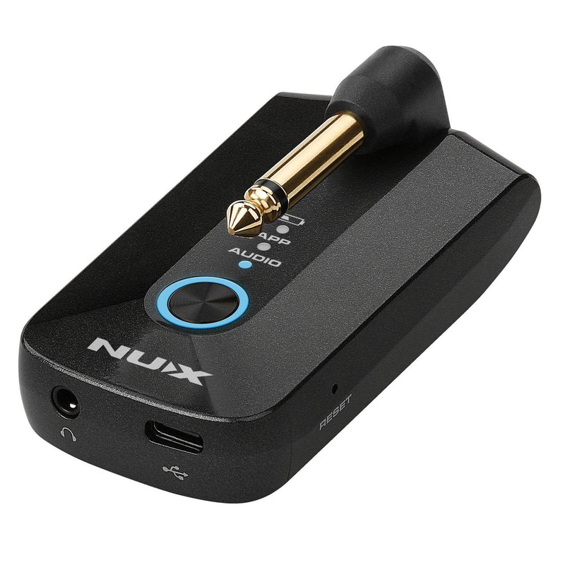 NUX MP-3 Mighty Plug Pro Guitar and Bass Modeling Headphone Amp w/ Bluetooth