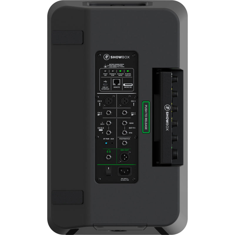 Mackie ShowBox Battery Powered All-In-One Performance Rig With Breakaway Mix Control