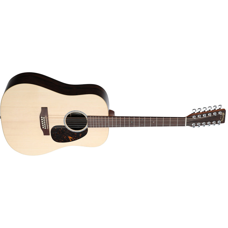 Martin D-X2E 12-String Acoustic-Electric Guitar Brazilian Rosewood w/ Softshell Case - Satin