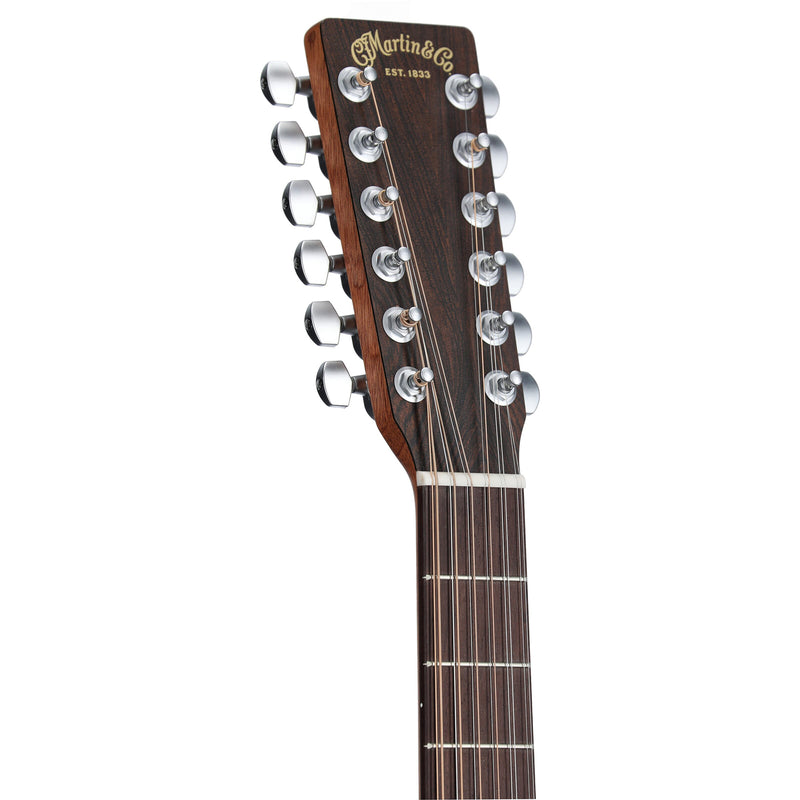 Martin D-X2E 12-String Acoustic-Electric Guitar Brazilian Rosewood w/ Softshell Case - Satin