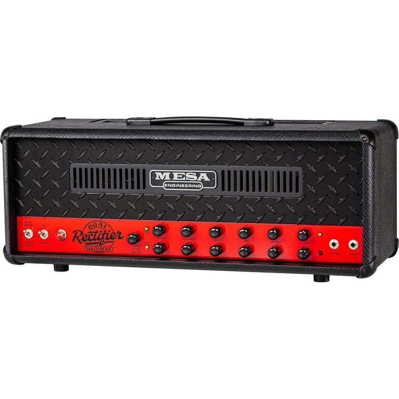 Mesa Boogie Limited Run Dual Rectifier 90s Head - Ferrari Rosso Red Chassis & Black Snakeskin Vinyl
