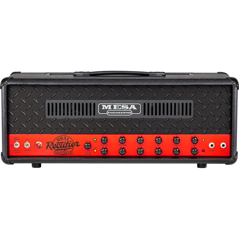 Mesa Boogie Limited Run Dual Rectifier 90s Head - Ferrari Rosso Red Chassis & Black Snakeskin Vinyl