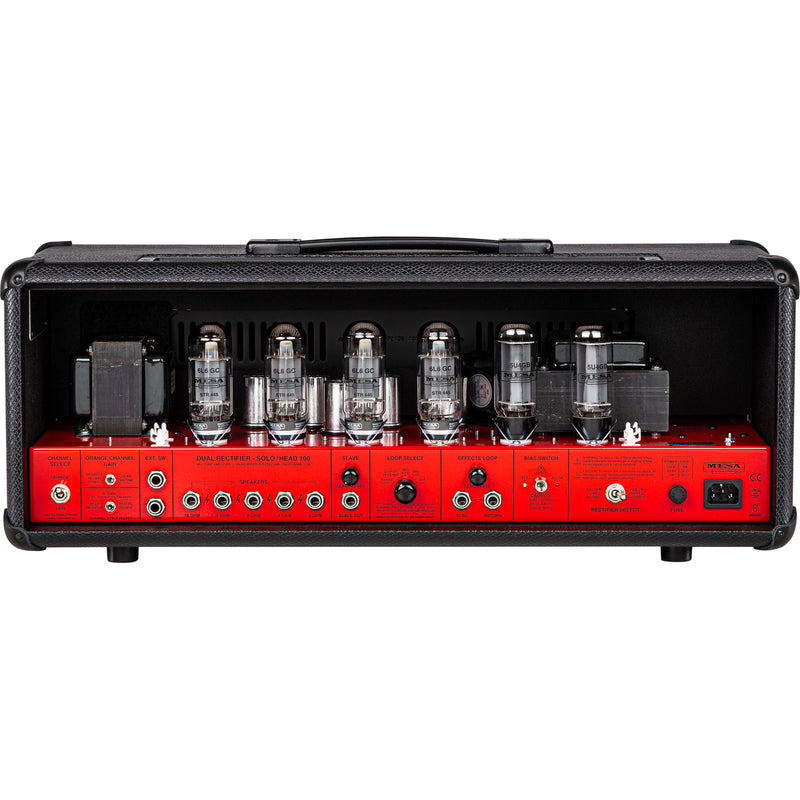 Mesa Boogie Limited Run Dual Rectifier 90s Head - Ferrari Rosso Red Chassis & Black Snakeskin Vinyl